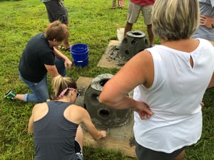 oyster reef ball build